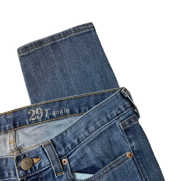 J Crew Toothpick Ankle Jeans Size 29T - Picture 6 of 8